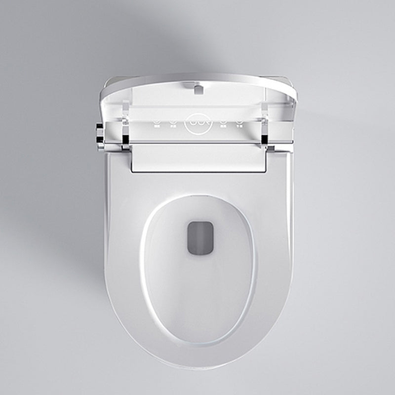 Elongated Floor Standing Bidet with Heated Seat White Temperature Control Clearhalo 'Bathroom Remodel & Bathroom Fixtures' 'Bidets' 'Home Improvement' 'home_improvement' 'home_improvement_bidets' 'Toilets & Bidets' 7889890