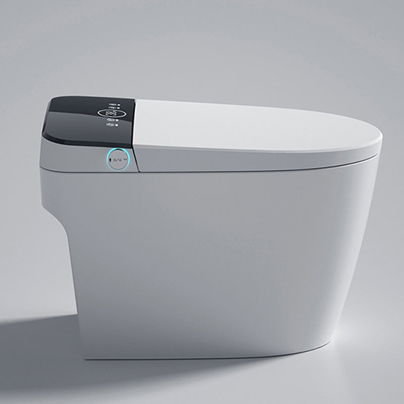 Elongated Floor Standing Bidet with Heated Seat White Deodorizing Clearhalo 'Bathroom Remodel & Bathroom Fixtures' 'Bidets' 'Home Improvement' 'home_improvement' 'home_improvement_bidets' 'Toilets & Bidets' 7889922