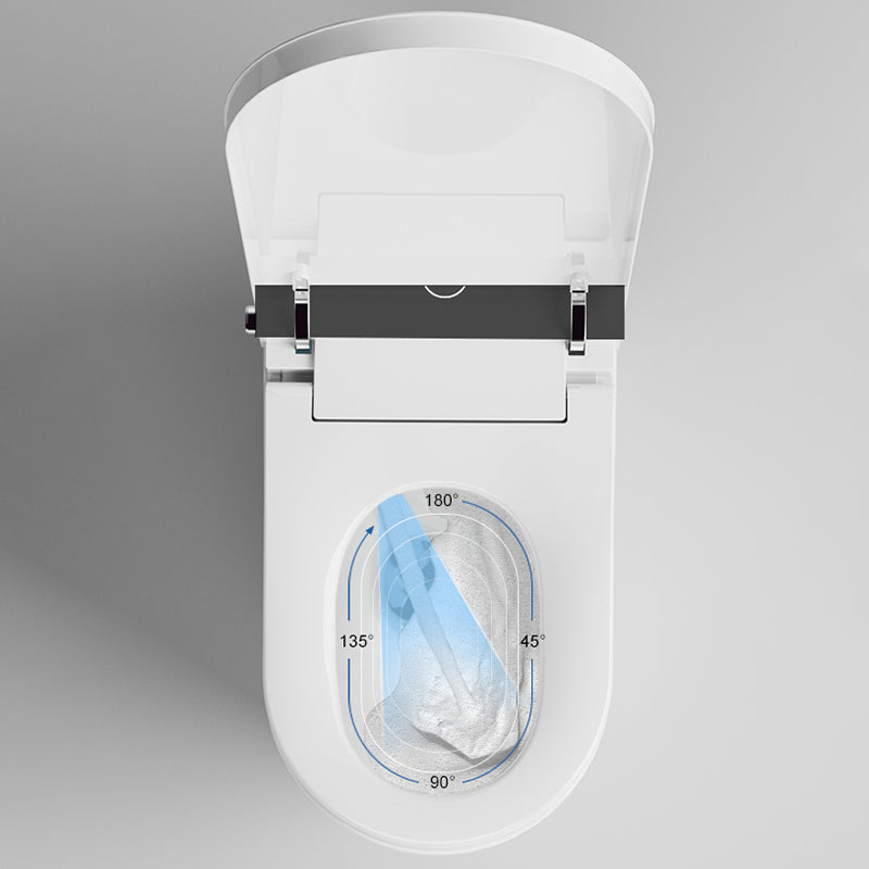 Deodorizing Floor Standing Bidet with Heated Seat White Ceramic Elongated Clearhalo 'Bathroom Remodel & Bathroom Fixtures' 'Bidets' 'Home Improvement' 'home_improvement' 'home_improvement_bidets' 'Toilets & Bidets' 7890083