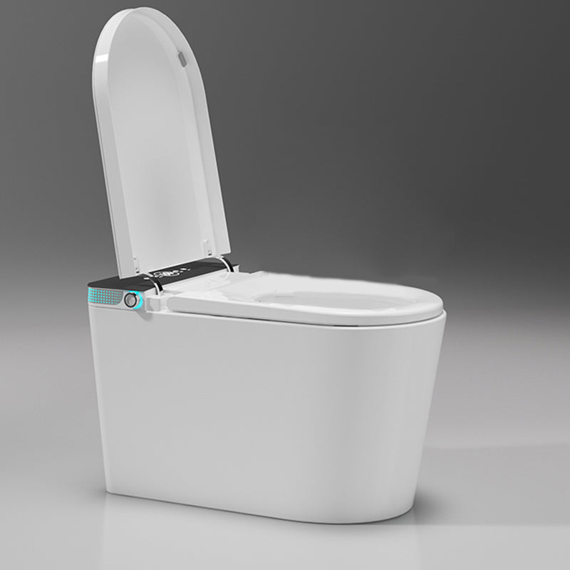 Deodorizing Floor Standing Bidet with Heated Seat White Ceramic Elongated Clearhalo 'Bathroom Remodel & Bathroom Fixtures' 'Bidets' 'Home Improvement' 'home_improvement' 'home_improvement_bidets' 'Toilets & Bidets' 7890084