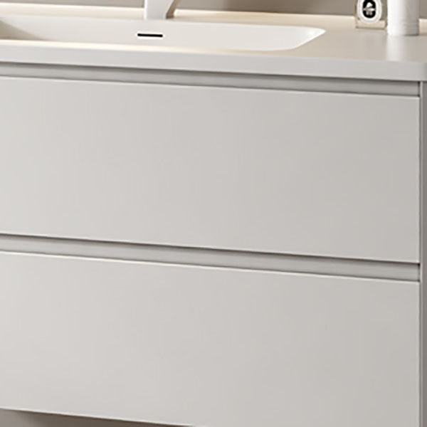 Sink Included Wall Mount Sink Vanity with Faucet Mirror for Bathroom Clearhalo 'Bathroom Remodel & Bathroom Fixtures' 'Bathroom Vanities' 'bathroom_vanities' 'Home Improvement' 'home_improvement' 'home_improvement_bathroom_vanities' 7905537