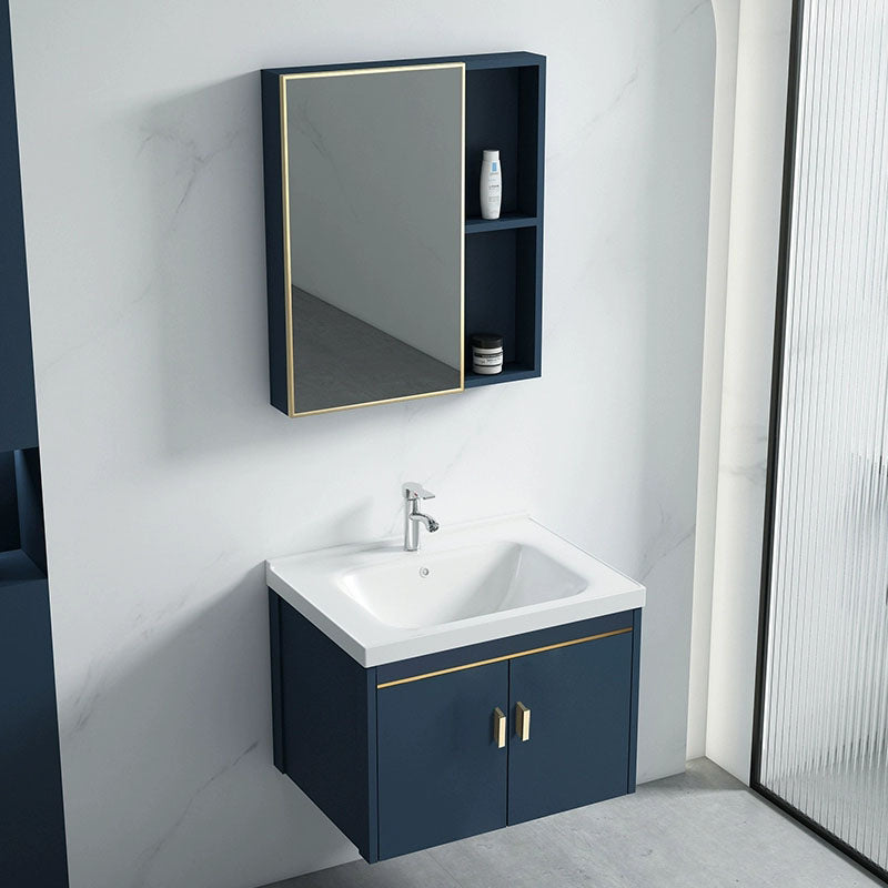 Wall Mount Sink Included Bath Vanity with Faucet for Bathroom Clearhalo 'Bathroom Remodel & Bathroom Fixtures' 'Bathroom Vanities' 'bathroom_vanities' 'Home Improvement' 'home_improvement' 'home_improvement_bathroom_vanities' 7918500