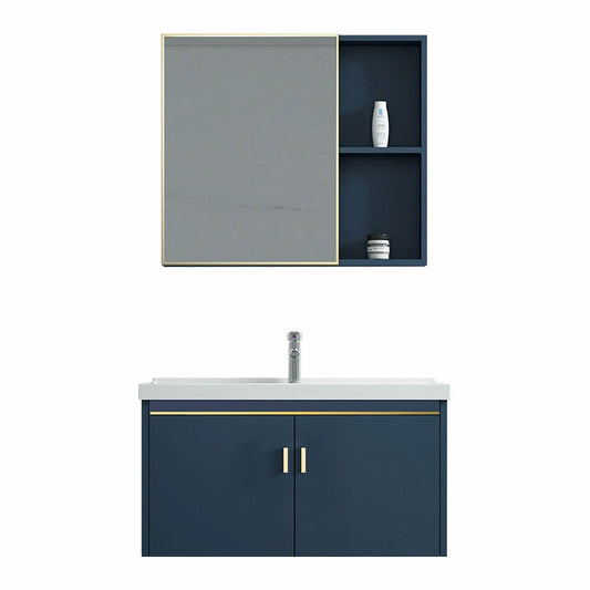 Wall Mount Sink Included Bath Vanity with Faucet for Bathroom Clearhalo 'Bathroom Remodel & Bathroom Fixtures' 'Bathroom Vanities' 'bathroom_vanities' 'Home Improvement' 'home_improvement' 'home_improvement_bathroom_vanities' 7918506