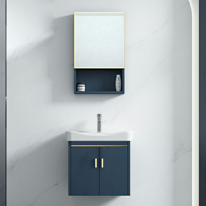 Wall Mount Sink Included Bath Vanity with Faucet for Bathroom Clearhalo 'Bathroom Remodel & Bathroom Fixtures' 'Bathroom Vanities' 'bathroom_vanities' 'Home Improvement' 'home_improvement' 'home_improvement_bathroom_vanities' 7918518