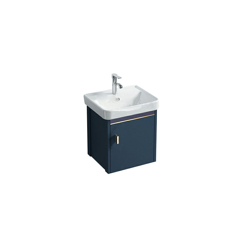 Wall Mount Sink Included Bath Vanity with Faucet for Bathroom Vanity & Faucet 17"L x 14"W x 17"H Clearhalo 'Bathroom Remodel & Bathroom Fixtures' 'Bathroom Vanities' 'bathroom_vanities' 'Home Improvement' 'home_improvement' 'home_improvement_bathroom_vanities' 7918523