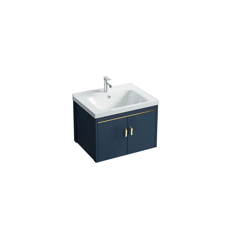 Wall Mount Sink Included Bath Vanity with Faucet for Bathroom Vanity & Faucet 24"L x 16"W x 17"H Clearhalo 'Bathroom Remodel & Bathroom Fixtures' 'Bathroom Vanities' 'bathroom_vanities' 'Home Improvement' 'home_improvement' 'home_improvement_bathroom_vanities' 7918525