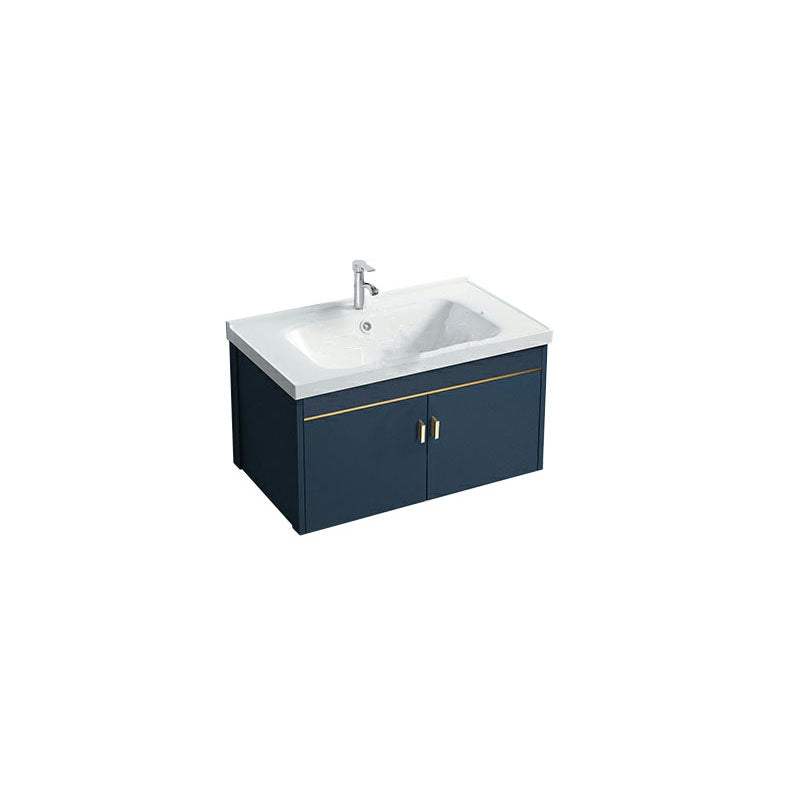 Wall Mount Sink Included Bath Vanity with Faucet for Bathroom Vanity & Faucet Clearhalo 'Bathroom Remodel & Bathroom Fixtures' 'Bathroom Vanities' 'bathroom_vanities' 'Home Improvement' 'home_improvement' 'home_improvement_bathroom_vanities' 7918526