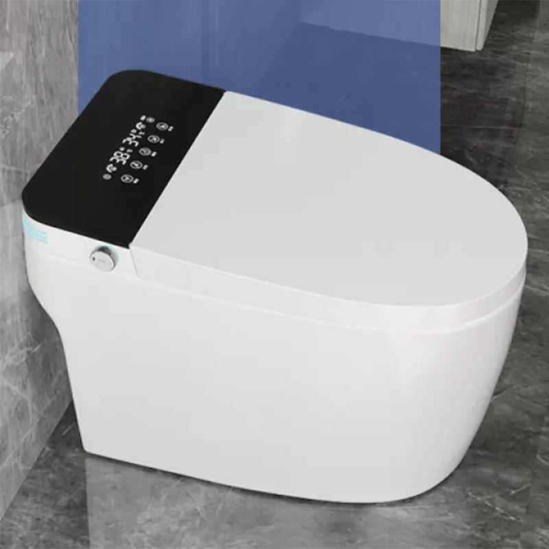 Elongated Antimicrobial Floor Standing Bidet without Water Pressure Control White/ Black Clearhalo 'Bathroom Remodel & Bathroom Fixtures' 'Bidets' 'Home Improvement' 'home_improvement' 'home_improvement_bidets' 'Toilets & Bidets' 7918879