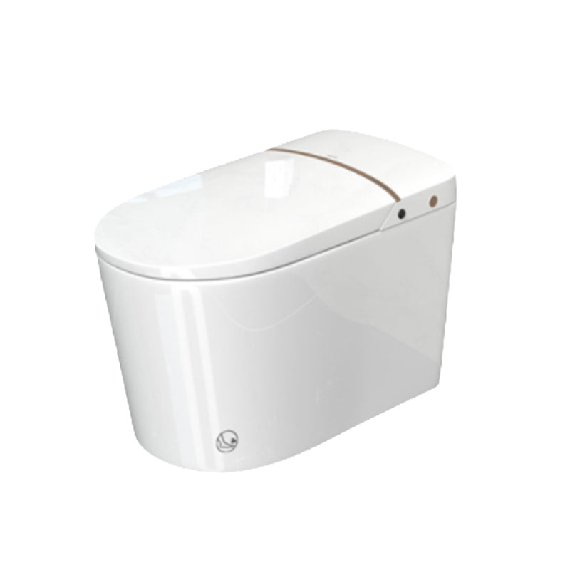 White Elongated Deodorizing Antimicrobial Floor Standing Bidet with Heated Seat Clearhalo 'Bathroom Remodel & Bathroom Fixtures' 'Bidets' 'Home Improvement' 'home_improvement' 'home_improvement_bidets' 'Toilets & Bidets' 7918893