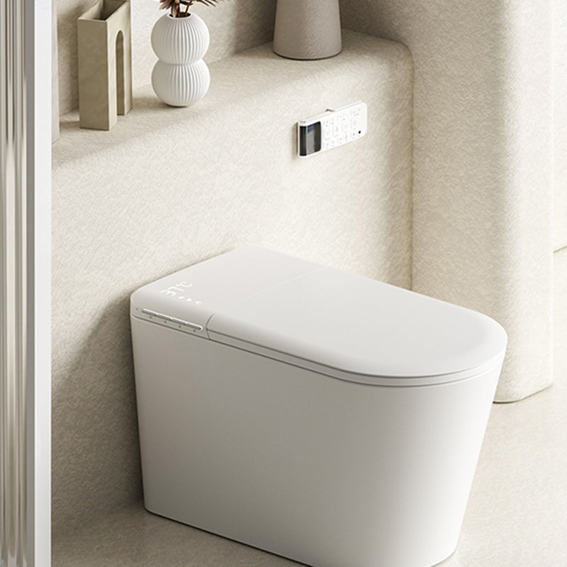 White Elongated Deodorizing Floor Standing Bidet without Water Pressure Control Clearhalo 'Bathroom Remodel & Bathroom Fixtures' 'Bidets' 'Home Improvement' 'home_improvement' 'home_improvement_bidets' 'Toilets & Bidets' 7918921