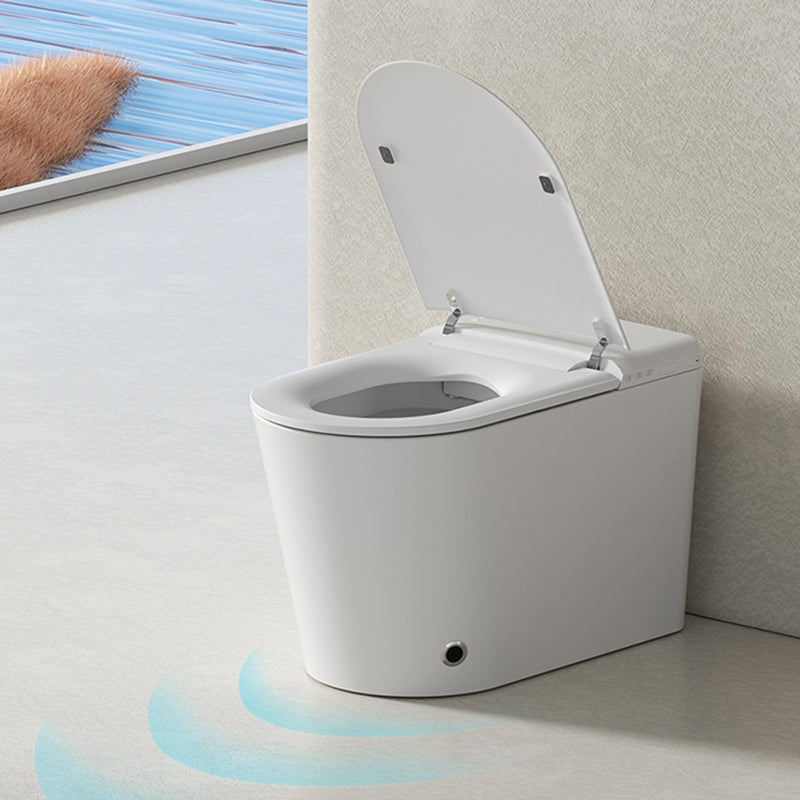 White Elongated Deodorizing Floor Standing Bidet without Water Pressure Control Clearhalo 'Bathroom Remodel & Bathroom Fixtures' 'Bidets' 'Home Improvement' 'home_improvement' 'home_improvement_bidets' 'Toilets & Bidets' 7918922