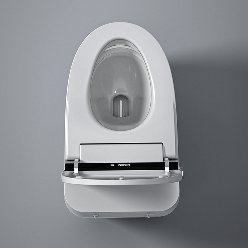 Elongated Deodorizing Floor Standing Bidet in White with Heated Seat Clearhalo 'Bathroom Remodel & Bathroom Fixtures' 'Bidets' 'Home Improvement' 'home_improvement' 'home_improvement_bidets' 'Toilets & Bidets' 7918941