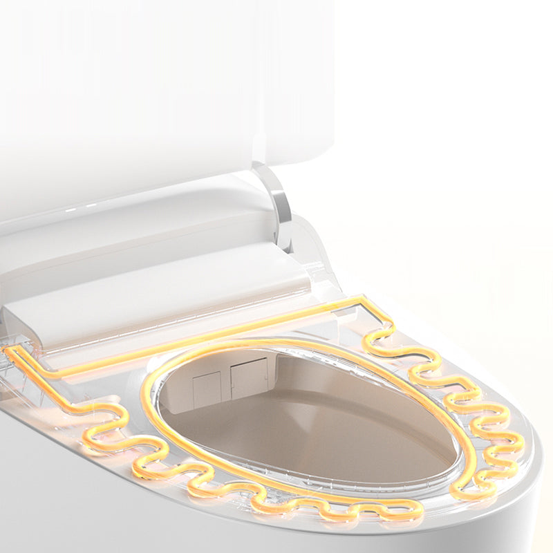 White Elongated Deodorizing Floor Standing Bidet Ceramic Remote Control Included Clearhalo 'Bathroom Remodel & Bathroom Fixtures' 'Bidets' 'Home Improvement' 'home_improvement' 'home_improvement_bidets' 'Toilets & Bidets' 7919515