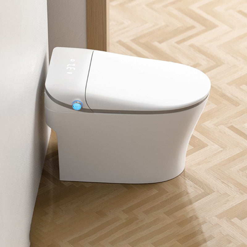 White Elongated Deodorizing Floor Standing Bidet Ceramic Remote Control Included Clearhalo 'Bathroom Remodel & Bathroom Fixtures' 'Bidets' 'Home Improvement' 'home_improvement' 'home_improvement_bidets' 'Toilets & Bidets' 7919523