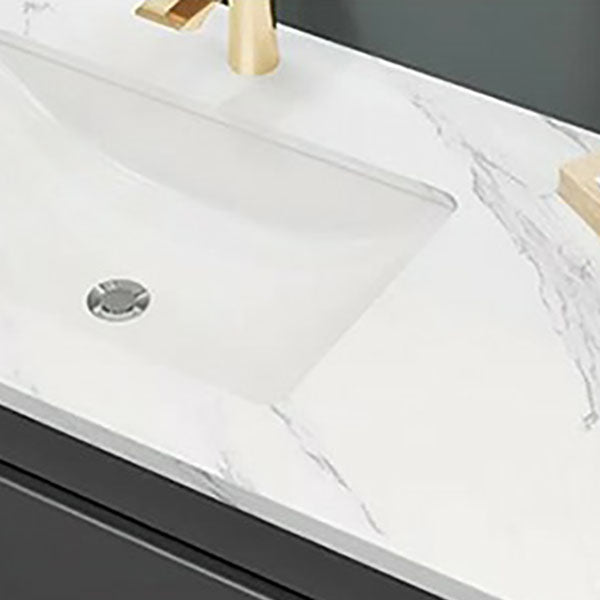 Wall Mount Sink Included Bath Vanity with Faucet Mirror for Bathroom Clearhalo 'Bathroom Remodel & Bathroom Fixtures' 'Bathroom Vanities' 'bathroom_vanities' 'Home Improvement' 'home_improvement' 'home_improvement_bathroom_vanities' 7930670