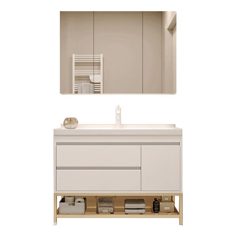 Wall Mount Modern Sink Vanity with Mirror Faucet Sink for Bathroom Vanity & Faucet & Mirror Cabinet https://res.litfad.com/site/img/item/2023/03/13/7952592/1200x1200.jpg Clearhalo 'Bathroom Remodel & Bathroom Fixtures' 'Bathroom Vanities' 'bathroom_vanities' 'Home Improvement' 'home_improvement' 'home_improvement_bathroom_vanities' 7952592