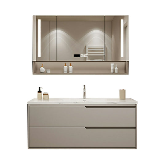 Wall Mount Mirror Included Bathroom Sink Vanity with Single Sink Clearhalo 'Bathroom Remodel & Bathroom Fixtures' 'Bathroom Vanities' 'bathroom_vanities' 'Home Improvement' 'home_improvement' 'home_improvement_bathroom_vanities' 7958711