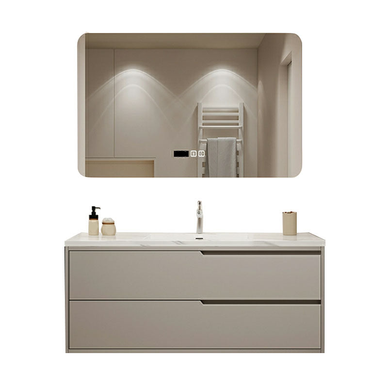 Wall Mount Mirror Included Bathroom Sink Vanity with Single Sink Clearhalo 'Bathroom Remodel & Bathroom Fixtures' 'Bathroom Vanities' 'bathroom_vanities' 'Home Improvement' 'home_improvement' 'home_improvement_bathroom_vanities' 7958718