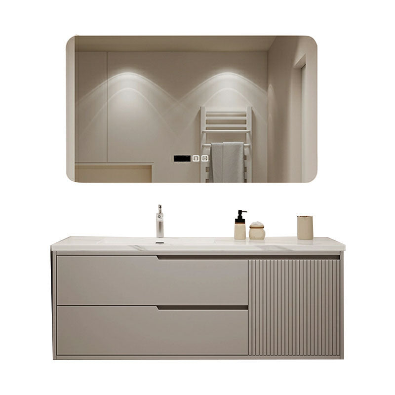 Wall Mount Mirror Included Bathroom Sink Vanity with Single Sink Clearhalo 'Bathroom Remodel & Bathroom Fixtures' 'Bathroom Vanities' 'bathroom_vanities' 'Home Improvement' 'home_improvement' 'home_improvement_bathroom_vanities' 7958719