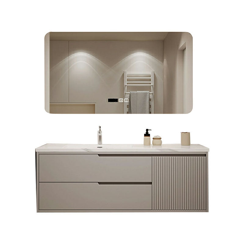 Wall Mount Mirror Included Bathroom Sink Vanity with Single Sink Clearhalo 'Bathroom Remodel & Bathroom Fixtures' 'Bathroom Vanities' 'bathroom_vanities' 'Home Improvement' 'home_improvement' 'home_improvement_bathroom_vanities' 7958720