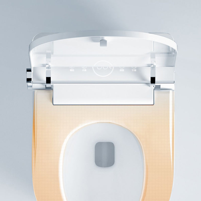 White Elongated Deodorizing Antimicrobial Floor Mount Bidet with Heated Seat Clearhalo 'Bathroom Remodel & Bathroom Fixtures' 'Bidets' 'Home Improvement' 'home_improvement' 'home_improvement_bidets' 'Toilets & Bidets' 7981854