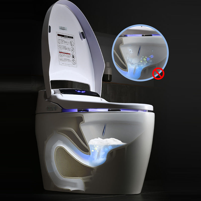 Contemporary Elongated Floor Standing Bidet Smart Bidet with Heated Seat Clearhalo 'Bathroom Remodel & Bathroom Fixtures' 'Bidets' 'Home Improvement' 'home_improvement' 'home_improvement_bidets' 'Toilets & Bidets' 7982193