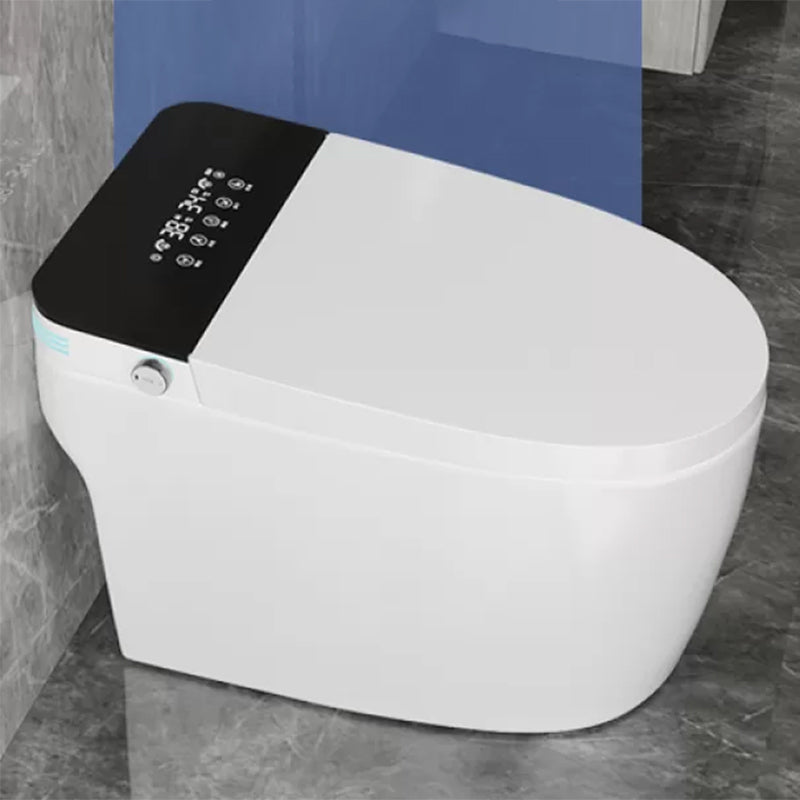 Elongated Smart Floor Standing Bidet without Water Pressure Control White/ Black Clearhalo 'Bathroom Remodel & Bathroom Fixtures' 'Bidets' 'Home Improvement' 'home_improvement' 'home_improvement_bidets' 'Toilets & Bidets' 7982441