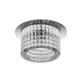 Clear Prismatic Crystal Cylinder Ceiling Lamp Modern LED Flush Mount Lighting in Warm/White Light Clearhalo 'Ceiling Lights' 'Close To Ceiling Lights' 'Close to ceiling' 'Flush mount' Lighting' 801073