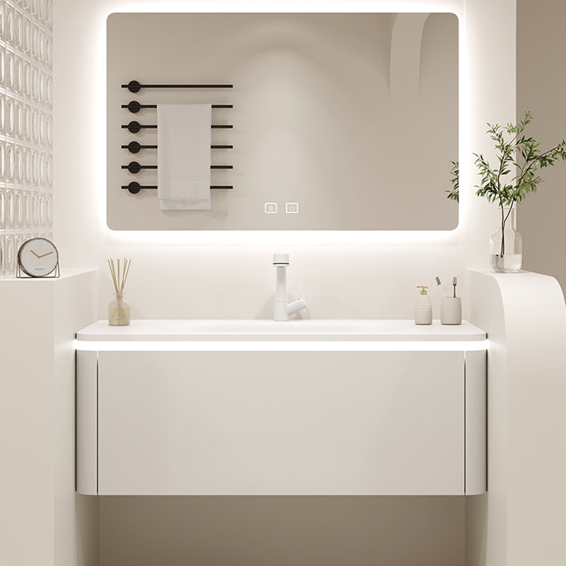 Stone Modern Mirror Included Bathroom Sink Vanity in White with Doors Drawers Clearhalo 'Bathroom Remodel & Bathroom Fixtures' 'Bathroom Vanities' 'bathroom_vanities' 'Home Improvement' 'home_improvement' 'home_improvement_bathroom_vanities' 8026080