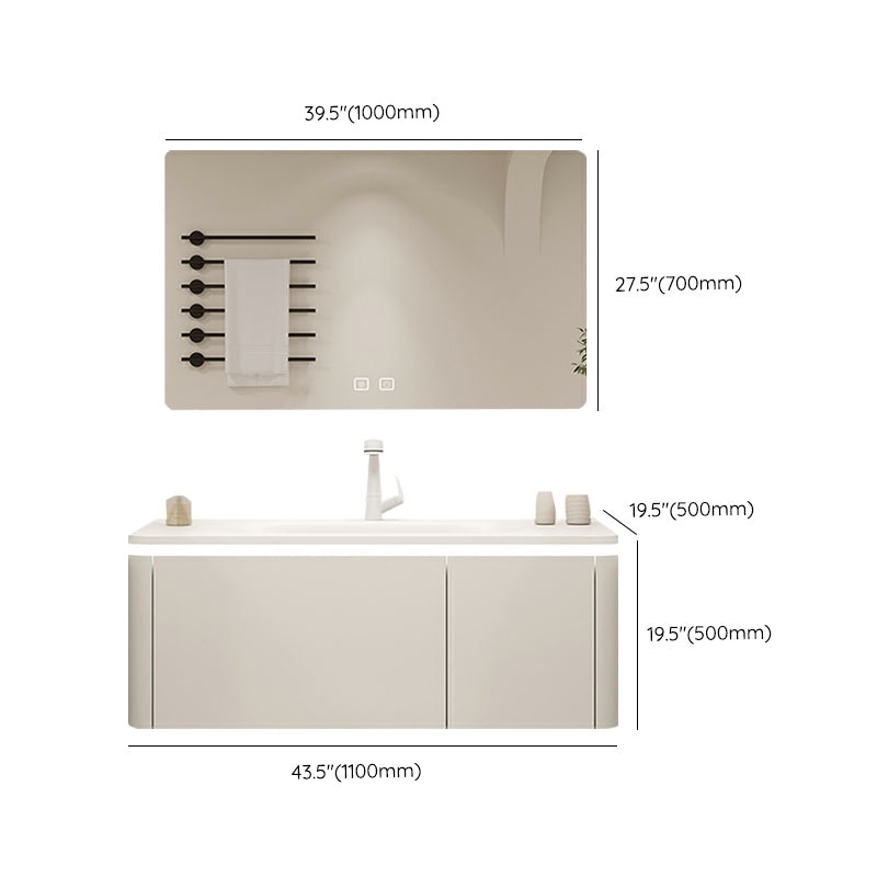 Stone Modern Mirror Included Bathroom Sink Vanity in White with Doors Drawers Clearhalo 'Bathroom Remodel & Bathroom Fixtures' 'Bathroom Vanities' 'bathroom_vanities' 'Home Improvement' 'home_improvement' 'home_improvement_bathroom_vanities' 8026108