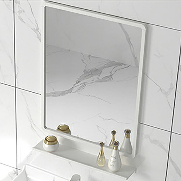 Modern Metal Freestanding Sink Vanity White with Sink Shelf for Bathroom Clearhalo 'Bathroom Remodel & Bathroom Fixtures' 'Bathroom Vanities' 'bathroom_vanities' 'Home Improvement' 'home_improvement' 'home_improvement_bathroom_vanities' 8026402