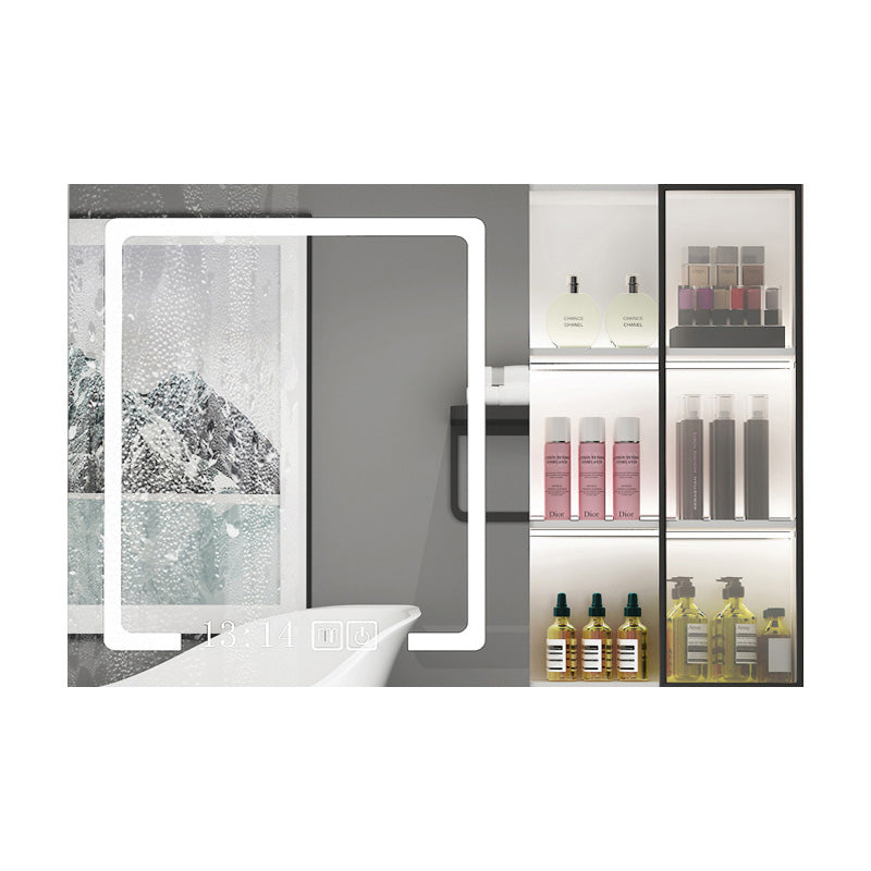 Modern Bathroom Vanity Ceramic Top Wall-Mounted Standalone Cabinet and Shelving Included Clearhalo 'Bathroom Remodel & Bathroom Fixtures' 'Bathroom Vanities' 'bathroom_vanities' 'Home Improvement' 'home_improvement' 'home_improvement_bathroom_vanities' 8061134