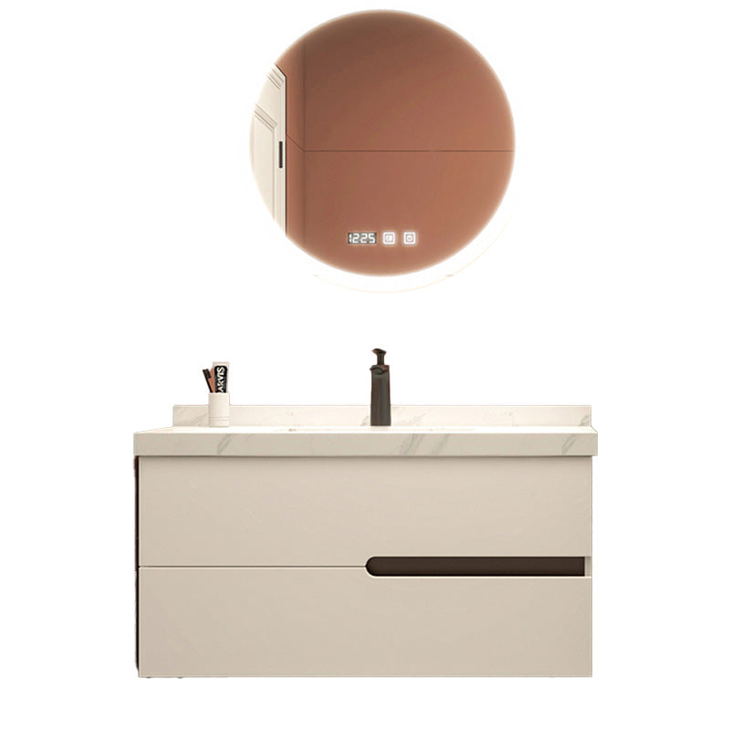 Modern Bathroom Vanity Free-standing Standard Ceramic Top Backsplash Included Clearhalo 'Bathroom Remodel & Bathroom Fixtures' 'Bathroom Vanities' 'bathroom_vanities' 'Home Improvement' 'home_improvement' 'home_improvement_bathroom_vanities' 8075227