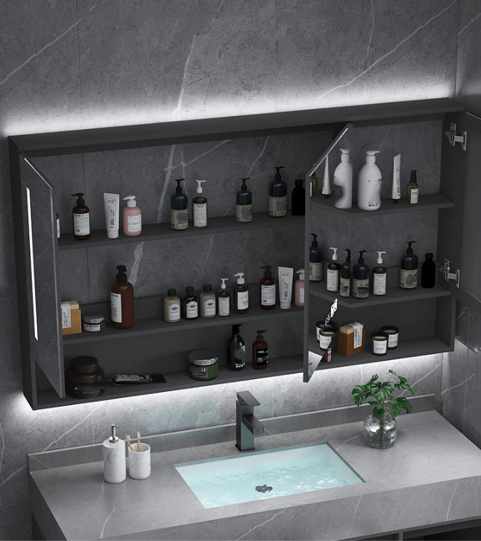 Modern Bathroom Vanity Set Granite Top Standalone Cabinet or Shelving Included Clearhalo 'Bathroom Remodel & Bathroom Fixtures' 'Bathroom Vanities' 'bathroom_vanities' 'Home Improvement' 'home_improvement' 'home_improvement_bathroom_vanities' 8075307