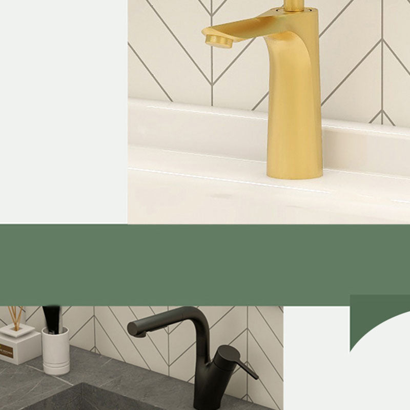 Modern Bathroom Vanity Set Limestone Top with Drawers and Basin Clearhalo 'Bathroom Remodel & Bathroom Fixtures' 'Bathroom Vanities' 'bathroom_vanities' 'Home Improvement' 'home_improvement' 'home_improvement_bathroom_vanities' 8081154