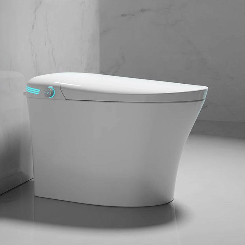 White Elongated Ceramic Floor Standing Bidet without Water Pressure Control Clearhalo 'Bathroom Remodel & Bathroom Fixtures' 'Bidets' 'Home Improvement' 'home_improvement' 'home_improvement_bidets' 'Toilets & Bidets' 8086647