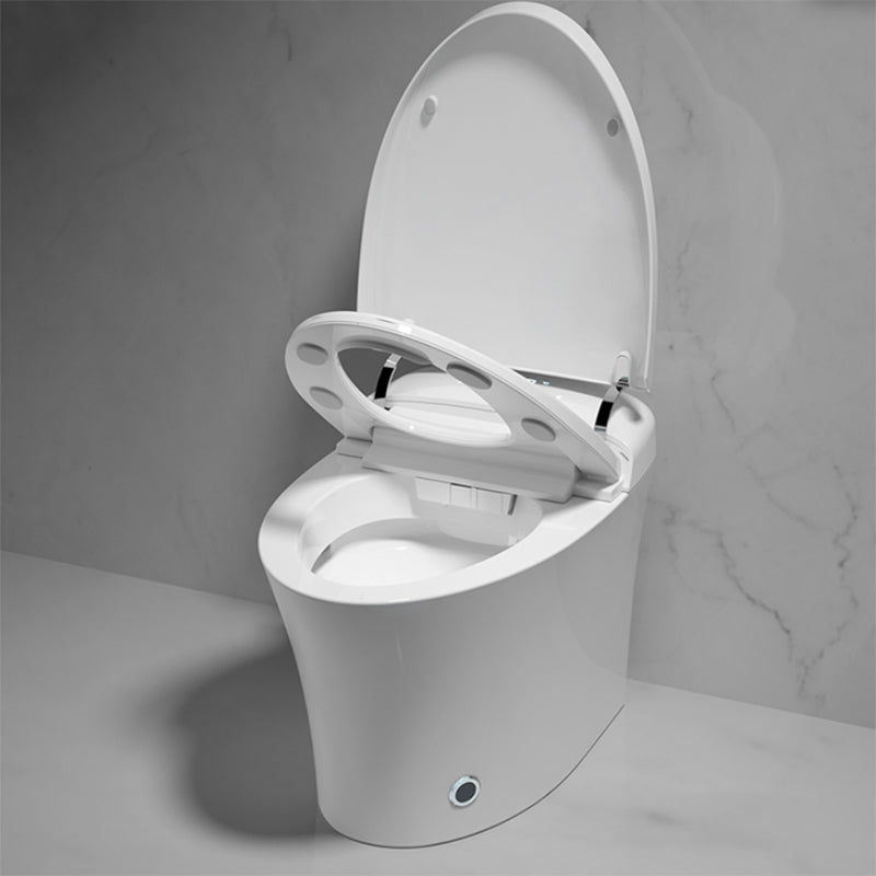 White Elongated Ceramic Floor Standing Bidet without Water Pressure Control Clearhalo 'Bathroom Remodel & Bathroom Fixtures' 'Bidets' 'Home Improvement' 'home_improvement' 'home_improvement_bidets' 'Toilets & Bidets' 8086648