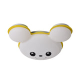 Mouse Head Acrylic Ceiling Flush Cartoon Grey/Yellow/Blue LED Flush Mount Lighting Fixture for Bedroom Clearhalo 'Ceiling Lights' 'Close To Ceiling Lights' 'Close to ceiling' 'Flush mount' Lighting' 810334