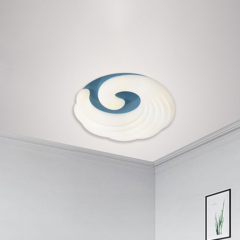 Contemporary Cloud Ceiling Flush Mount Acrylic Living Room LED Flush Light Fixture in Grey/White/Blue Clearhalo 'Ceiling Lights' 'Close To Ceiling Lights' 'Close to ceiling' 'Flush mount' Lighting' 810336