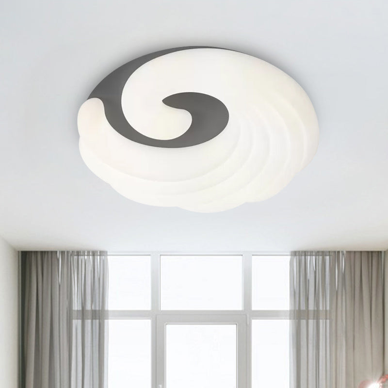 Contemporary Cloud Ceiling Flush Mount Acrylic Living Room LED Flush Light Fixture in Grey/White/Blue Clearhalo 'Ceiling Lights' 'Close To Ceiling Lights' 'Close to ceiling' 'Flush mount' Lighting' 810344