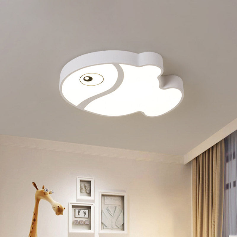 Fish Flushmount Cartoon Acrylic Led White/Blue Ceiling Light Fixture for Kids Bedroom Clearhalo 'Ceiling Lights' 'Close To Ceiling Lights' 'Close to ceiling' 'Flush mount' Lighting' 810894