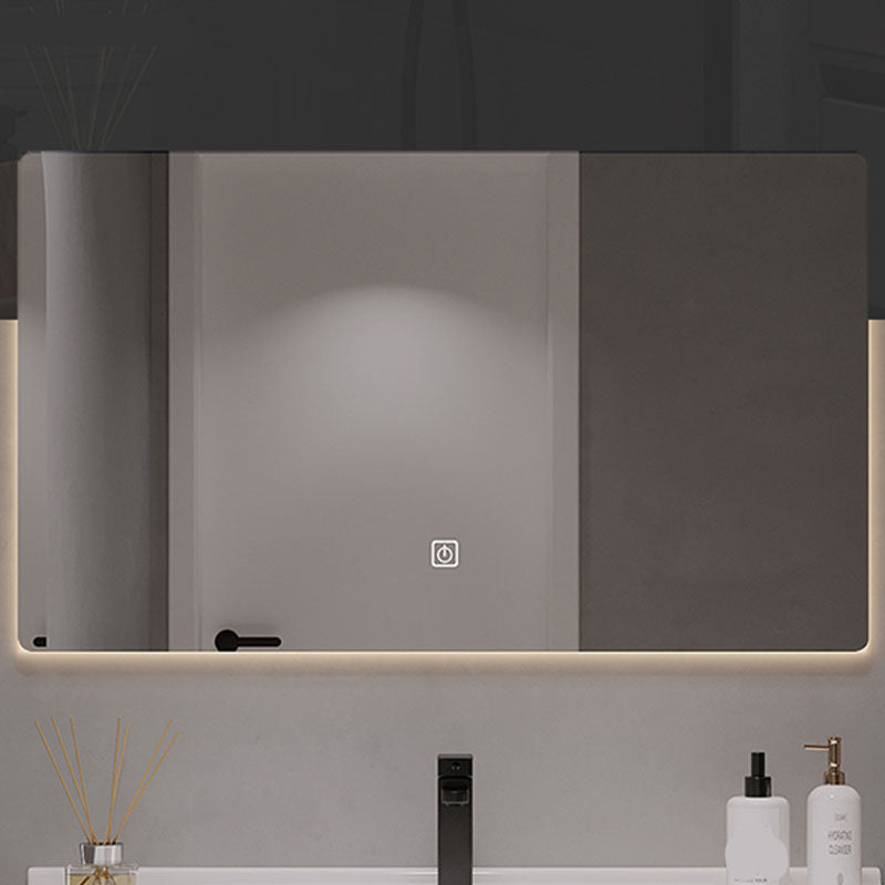Wood Frame Bathroom Vanity Rectangular 2 Drawers Wall-Mounted Single Sink with Door Clearhalo 'Bathroom Remodel & Bathroom Fixtures' 'Bathroom Vanities' 'bathroom_vanities' 'Home Improvement' 'home_improvement' 'home_improvement_bathroom_vanities' 8141816