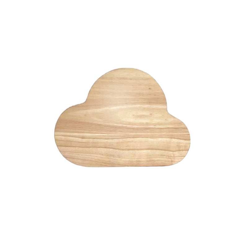 Wood Cloud Flush Mount Wall Sconce Minimalistic Beige LED Wall Mount Lamp in Warm/White Light Clearhalo 'Wall Lamps & Sconces' 'Wall Lights' Lighting' 814752