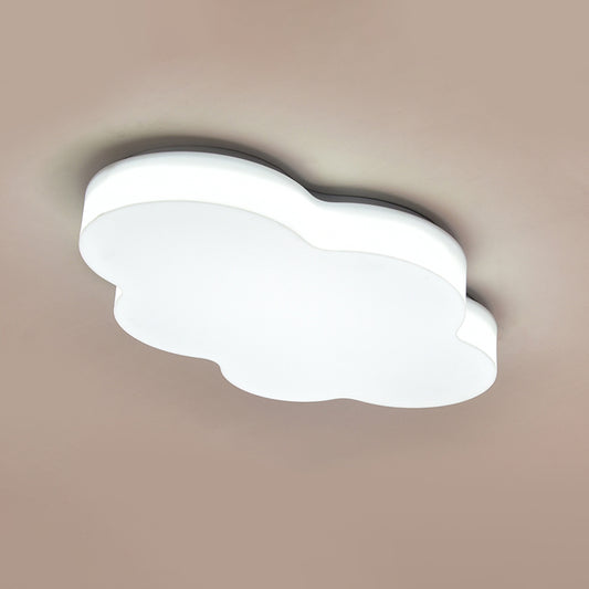 Acrylic Cloud-Shape Ceiling Mounted Fixture Cartoon LED Flushmount Lighting in White/Red/Yellow for Kids Room Clearhalo 'Ceiling Lights' 'Close To Ceiling Lights' 'Close to ceiling' 'Flush mount' Lighting' 819273