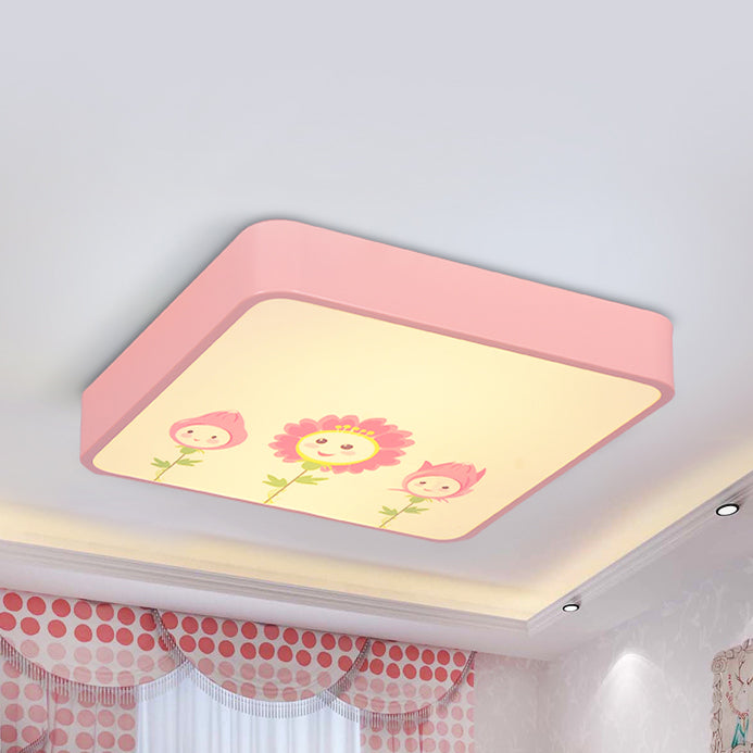 Kid Bedroom Ceiling Light Fixture Acrylic Cartoon Flush Mount Ceiling Fixture Clearhalo 'Ceiling Lights' 'Close To Ceiling Lights' 'Close to ceiling' 'Flush mount' Lighting' 82013