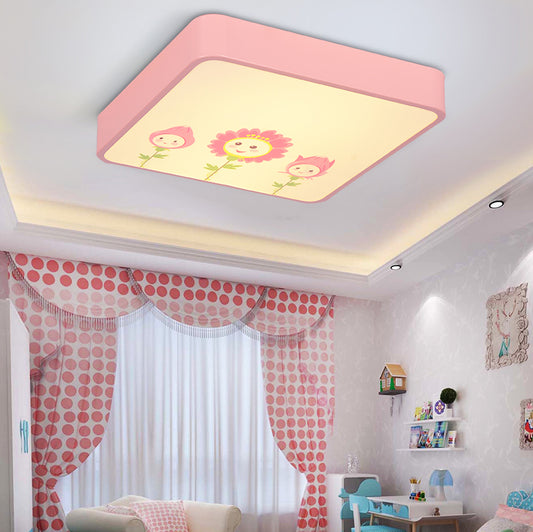 Kid Bedroom Ceiling Light Fixture Acrylic Cartoon Flush Mount Ceiling Fixture Clearhalo 'Ceiling Lights' 'Close To Ceiling Lights' 'Close to ceiling' 'Flush mount' Lighting' 82014