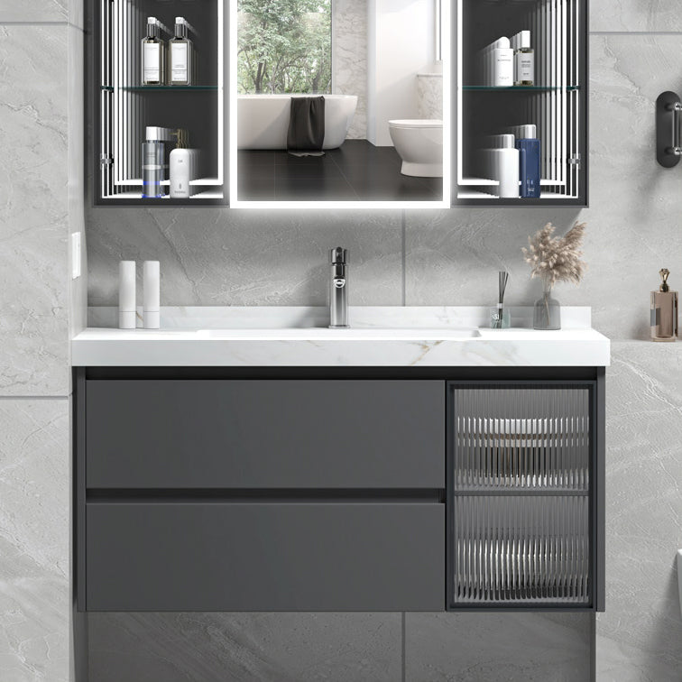 Popular Rectangular Bathroom Vanity Set Grey Wall-Mounted Faucet Included Clearhalo 'Bathroom Remodel & Bathroom Fixtures' 'Bathroom Vanities' 'bathroom_vanities' 'Home Improvement' 'home_improvement' 'home_improvement_bathroom_vanities' 8216747