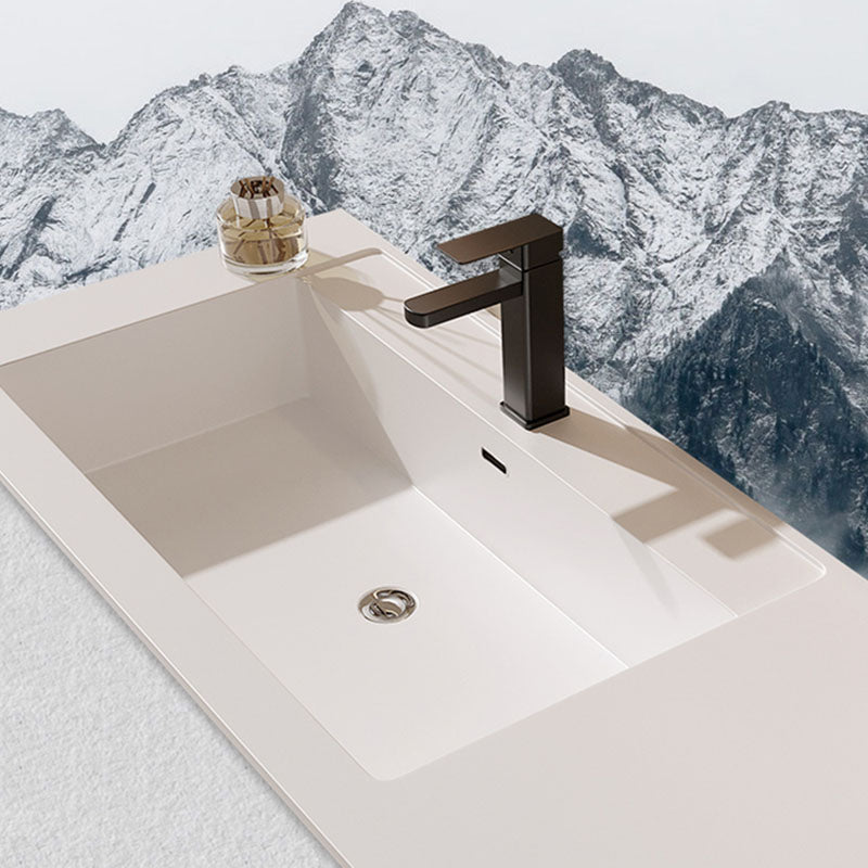 White Wall Mounted Standard Single-Sink Wood Bathroom Vanity Set Clearhalo 'Bathroom Remodel & Bathroom Fixtures' 'Bathroom Vanities' 'bathroom_vanities' 'Home Improvement' 'home_improvement' 'home_improvement_bathroom_vanities' 8254802