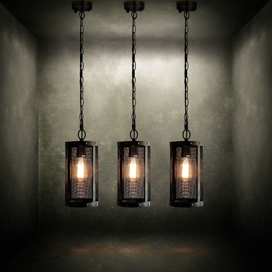 Metal Bronze Mini Hanging Lamp Cylinder Single Light Industrial Pendant Light Fixture Bronze Clearhalo 'Art Deco Pendants' 'Cast Iron' 'Ceiling Lights' 'Ceramic' 'Crystal' 'Industrial Pendants' 'Industrial' 'Metal' 'Middle Century Pendants' 'Pendant Lights' 'Pendants' 'Tiffany' Lighting' 85885