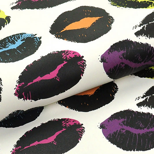 Non-Pasted Wallpaper Multi-colored Fashion and Original Sexy Lips, 33 ft. x 20.5 in Clearhalo 'Wall Decor' 'Wallpaper' 885060